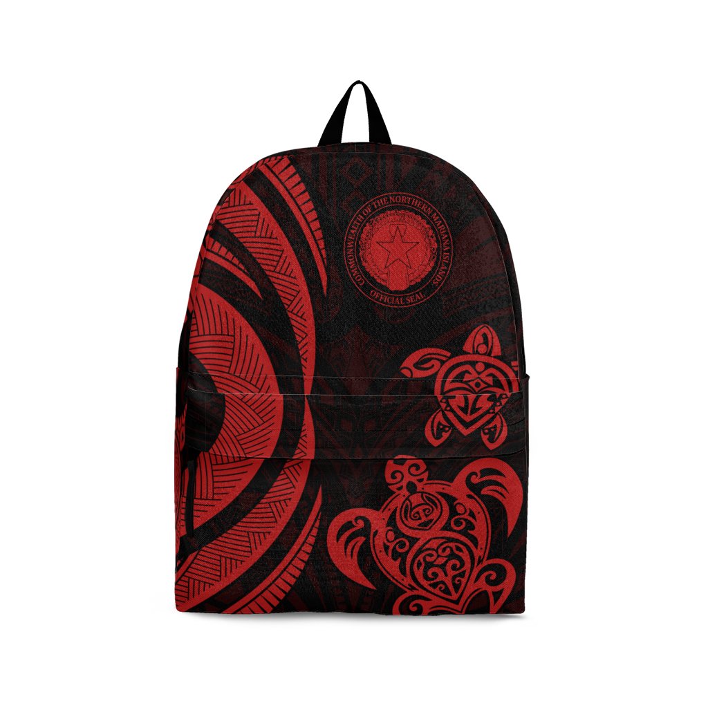 Northern Mariana Islands Backpack - Red Tentacle Turtle Red - Polynesian Pride