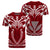 Hawaii Kanaka Polynesian Football Jersey T Shirt Red Bernice Style Unisex Red - Polynesian Pride