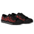 Northern Mariana Islands Low Top Shoes - Red Tentacle Turtle - Polynesian Pride