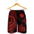 Nauru Men's Short - Red Tentacle Turtle - Polynesian Pride