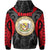 Hawaii Polynesian Tribal Coat of Arms Hoodie Red Mark Style - Polynesian Pride