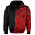 Hawaii Polynesian Hoodie In My Heart Ryan Style Red - Polynesian Pride