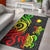 Marshall Islands Area Rug - Reggae Tentacle Turtle Reggae - Polynesian Pride