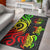 Marshall Islands Area Rug - Reggae Tentacle Turtle Crest Reggae - Polynesian Pride