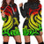 Samoa Women Hoodie Dress - Reggae Tentacle Turtle Reggae - Polynesian Pride