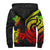 Kosrae Sherpa Hoodie - Reggae Tentacle Turtle - Polynesian Pride