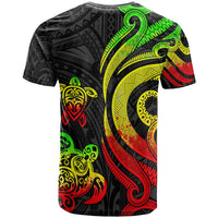 Nauru T Shirt Reggae Tentacle Turtle - Polynesian Pride