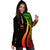 Cook Islands Women's Hoodie Dress - Reggae Polynesian Tentacle Tribal Pattern - Polynesian Pride