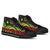 Marshall Islands High Top Shoes - Reggae Tentacle Turtle - Polynesian Pride