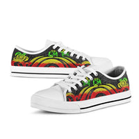 Tonga Low Top Canvas Shoes - Reggae Tentacle Turtle - Polynesian Pride