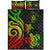 Niue Quilt Bed Set - Reggae Tentacle Turtle - Polynesian Pride