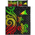 Tokelau Quilt Bed Set - Reggae Tentacle Turtle - Polynesian Pride