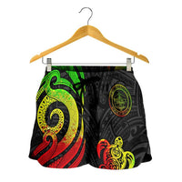 Palau Women's Short - Reggae Tentacle Turtle - Polynesian Pride