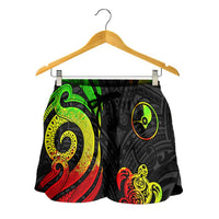 Yap Women's Short - Reggae Tentacle Turtle - Polynesian Pride