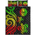 Tahiti Quilt Bed Set - Reggae Tentacle Turtle - Polynesian Pride