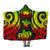 Samoa Hooded Blanket - Reggae Tentacle Turtle Hooded Blanket Reggae - Polynesian Pride