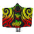 Cook Islands Hooded Blanket - Reggae Tentacle Turtle Hooded Blanket Reggae - Polynesian Pride