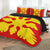 Hawaiian Royal Pattern Quilt Bed Set - Royal - B1 Style - AH - Polynesian Pride