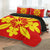 Hawaiian Royal Pattern Quilt Bed Set - Royal - L1 Style - AH - Polynesian Pride