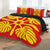 Hawaiian Royal Pattern Quilt Bed Set - Royal - I3 Style - AH - Polynesian Pride