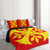 Hawaiian Royal Pattern Quilt Bed Set - Royal - F3 Style - AH - Polynesian Pride