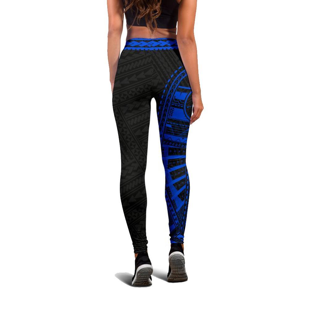 Yap Leggings (Blue) A6 - Polynesian Pride