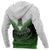 New Zealand Green Rugby Hoodie, Maori Manaia Pullover Hoodie - Polynesian Pride