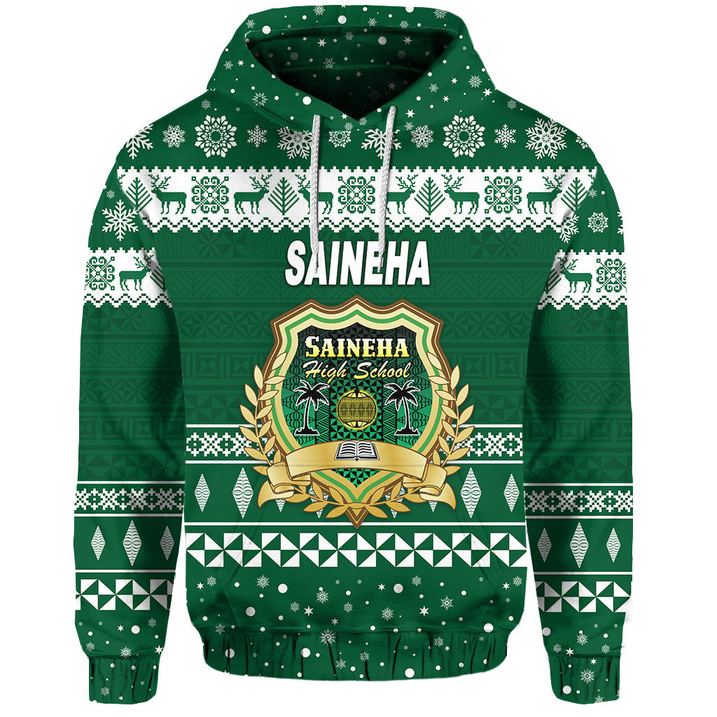 Saineha High School Christmas Hoodie Simple Style LT8 - Polynesian Pride