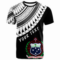 Samoa Custom T Shirt Ginger Lei White Pattern Unisex White - Polynesian Pride