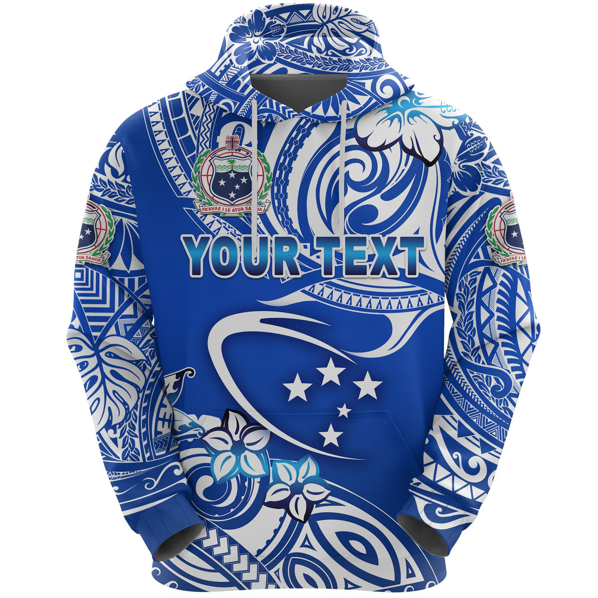 Custom Manu Samoa Rugby Hoodie Unique Vibes White - Polynesian Pride