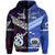 Custom Samoa and New Zealand Hoodie Together Purple LT8 - Polynesian Pride