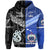 Custom Samoa and New Zealand Hoodie Together Black LT8 - Polynesian Pride