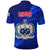 Manu Samoa Rugby Polo Shirt Unique Version Full Blue - Polynesian Pride