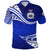 Manu Samoa Rugby Polo Shirt Unique Version Blue - Polynesian Pride