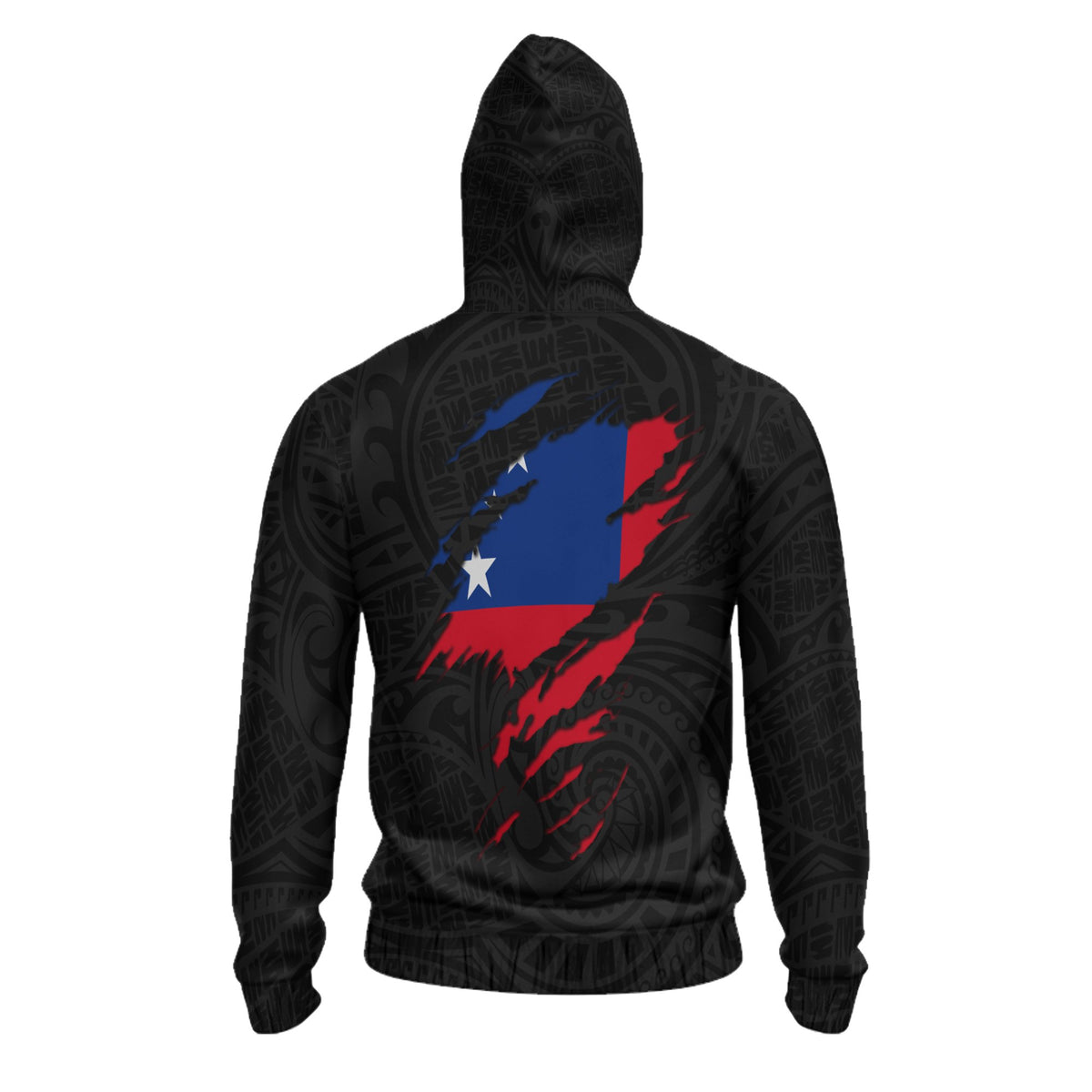 Polynesian All Over Print Hoodie Samoa In Me - Polynesian Pride