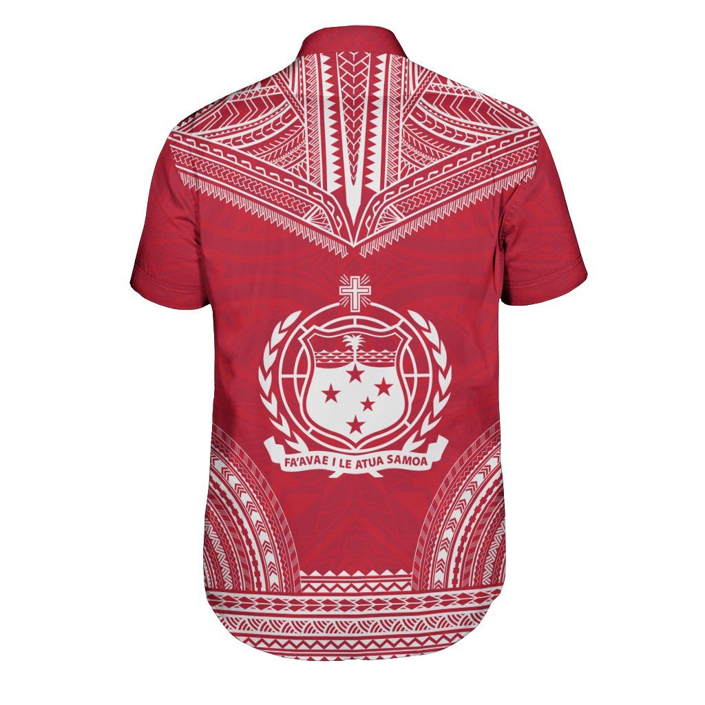 Samoa Polynesian Chief Shirt - Flag Version - Polynesian Pride
