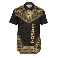 Samoa Polynesian Chief Shirt - Gold Version Men Gold - Polynesian Pride