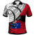 Samoa Custom Polo Shirt Samoan Flag Style With Claw Pattern Unisex Red - Polynesian Pride