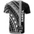 Samoa T Shirt Barcode Black Color - Polynesian Pride