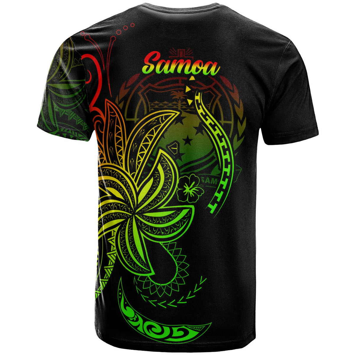Samoa T Shirt Country Code With Seal - Polynesian Pride