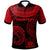 Samoa Custom Polo Shirt Unique Serrated Texture Red Unisex Red - Polynesian Pride