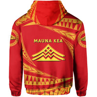 Polynesian Kanaka Mauna Kea Hawaii Zip Hoodie - Polynesian Pride