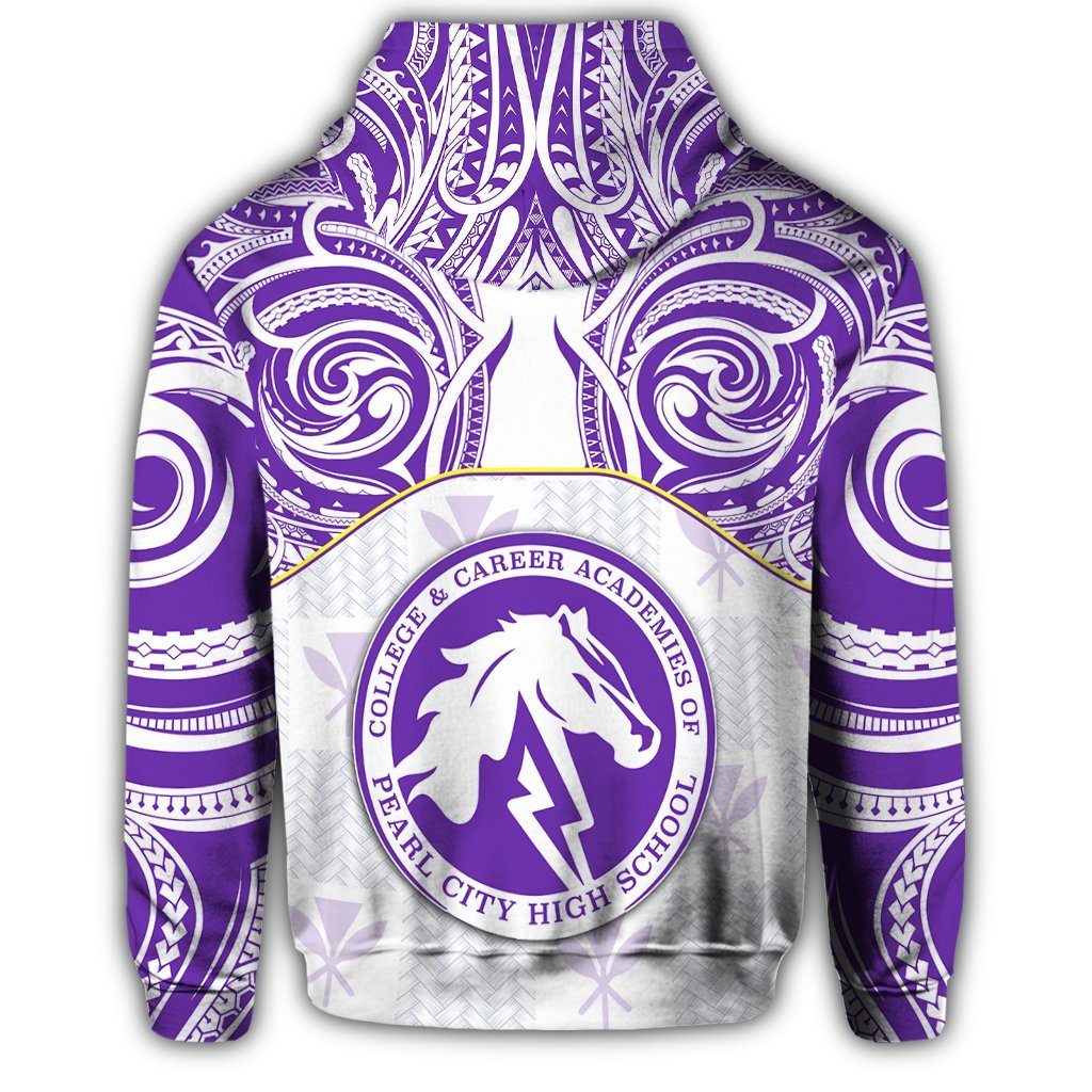 Hawaii Hoodie Kanaka Pearl City High School Hoodie Demodern Style - Polynesian Pride