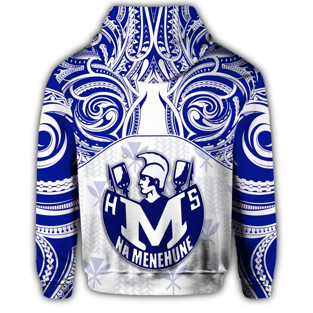 hawaiiZipper Hoodie Kanaka Moanalua High School Zipper Hoodie Demodern Style - Polynesian Pride