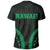 Hawaii Coat of Arms T Shirt Sport Style Version 2.0 Green - Polynesian Pride