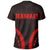 Hawaii Coat of Arms T Shirt Sport Style Version 2.0 Red - Polynesian Pride