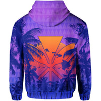 Hawaii Summer Kanaka Hoodie (Zip up) - Polynesian Pride