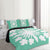 Hawaiian Royal Pattern Quilt Bed Set - Seafoarm - G2 Style - AH - Polynesian Pride