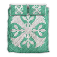 Hawaiian Royal Pattern Quilt Bed Set - Seafoarm - F3 Style - AH Seafoarm - Polynesian Pride