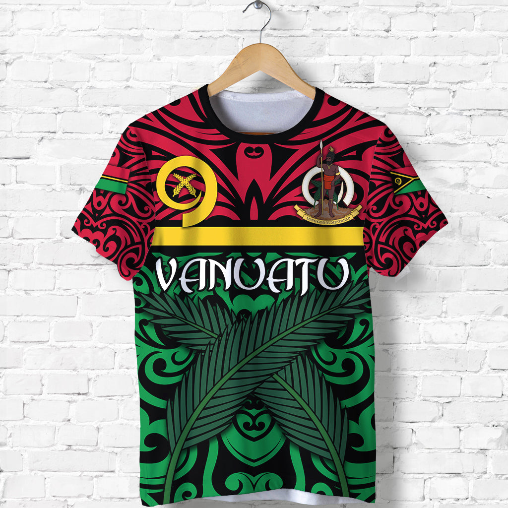Vanuatu T Shirt Melanesian Warrior Version 2 LT4 Unisex Green - Polynesian Pride
